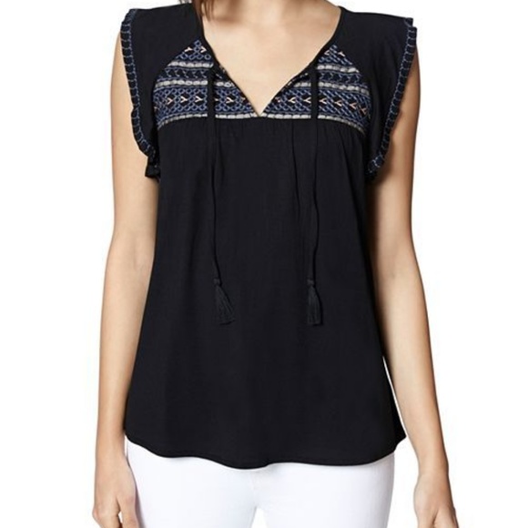 Sanctuary Tops - Sanctuary Wild Belle Embroidered Top